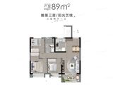 都会澜岸_3室2厅1卫 建面89平米