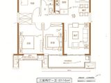 金钰府_3室2厅1卫 建面116平米