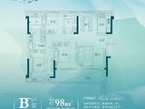 融旷格林学府_4室2厅2卫 建面98平米