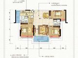 盈丰公园上城_3室2厅2卫 建面115平米