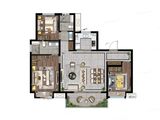 旭辉宸品_3室2厅2卫 建面125平米