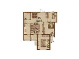 鲁兴铭筑_3室2厅1卫 建面85平米