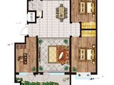 翡翠怡景_3室2厅1卫 建面125平米