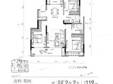 融创公元2020_3室2厅2卫 建面119平米