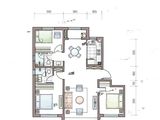融创冰雪影都_3室2厅2卫 建面115平米
