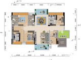 汇盛豪苑_4室2厅2卫 建面148平米