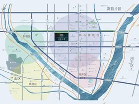 北城新区西安路与茶山路交会处东南