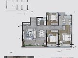 国鸿金科耀江湾_3室2厅2卫 建面109平米
