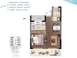 三盛南沙里_1室2厅1卫 建面55平米