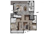 暨阳府_4室2厅3卫 建面210平米