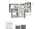 锦华庄园_2室2厅1卫 建面93平米