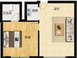 卡萨国际_1室1厅1卫 建面69平米
