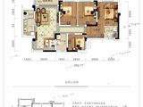 优筑紫御天成_4室2厅2卫 建面96平米