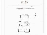 南通恒大云锦华庭_3室2厅1卫 建面93平米