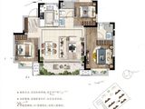 悦隽中央公园_3室2厅2卫 建面105平米