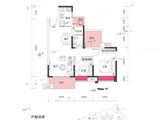 牧云溪谷和悦府_2室2厅1卫 建面83平米