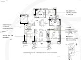 海伦堡玖悦源筑_3室2厅2卫 建面100平米