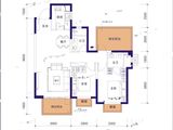旭辉五象臻悦_2室2厅2卫 建面93平米