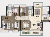 金融街金悦府_5室2厅2卫 建面143平米