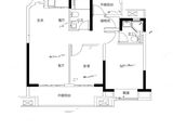 德信都绘大境花园_2室2厅2卫 建面98平米