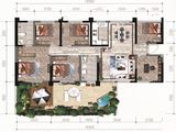 新际翡翠湾_6室2厅2卫 建面127平米