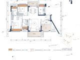 时光樾_2室2厅2卫 建面97平米