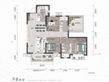 悦桂福弈和庭_3室2厅2卫 建面97平米