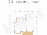 锦麟玖玺_3室2厅2卫 建面110平米