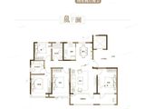 天安数码城檀府宸园_4室2厅2卫 建面143平米