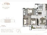 宝龙云程林江左风华_3室1厅2卫 建面89平米