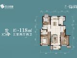 百川锦尚_3室2厅2卫 建面118平米