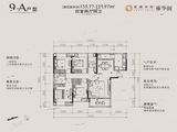 宜昌中心雍华阁_4室2厅2卫 建面135平米