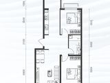 顺迈欣郡C区哈佛特区_2室2厅1卫 建面111平米