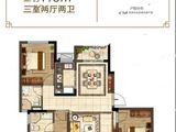 金科财富名门_3室2厅1卫 建面116平米