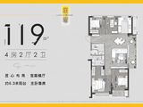 雅颂兰庭_4室2厅2卫 建面119平米