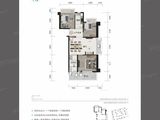 向海金融城_3室2厅1卫 建面100平米