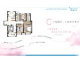 中建蔚蓝之城_3室2厅2卫 建面129平米