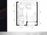 创智公馆_1室1厅1卫 建面56平米