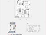 北投观江博园_2室2厅1卫 建面77平米