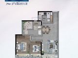 万科海上城市_3室2厅1卫 建面79平米