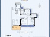 君汇熙庭_3室2厅2卫 建面88平米
