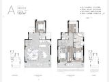 铂悦湖前_4室2厅3卫 建面167平米
