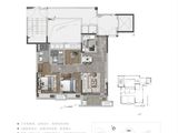 恒尊中梁潮悦名邸_3室2厅2卫 建面89平米