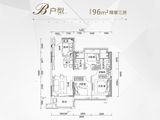 金地格林名钻_3室2厅2卫 建面96平米