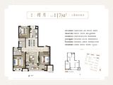 建发天玺_3室2厅2卫 建面117平米