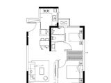 远洋风景东方_2室2厅1卫 建面75平米