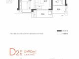 励欧玖颂西湖_3室2厅2卫 建面90平米