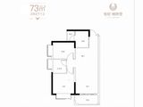 怡好相伴里_2室2厅1卫 建面73平米