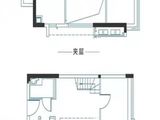 越秀星耀TOD_A栋建筑面积约65㎡C户型 建面65平米