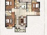 住宅水晶湖畔_3室2厅2卫 建面123平米